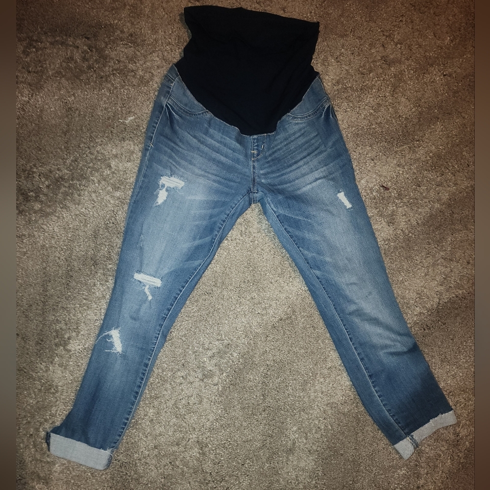 Maternity 1822 Denim Jeans - Picture 2 of 5